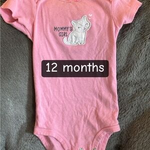 Pink Baby Onesie - Mommy's Girl